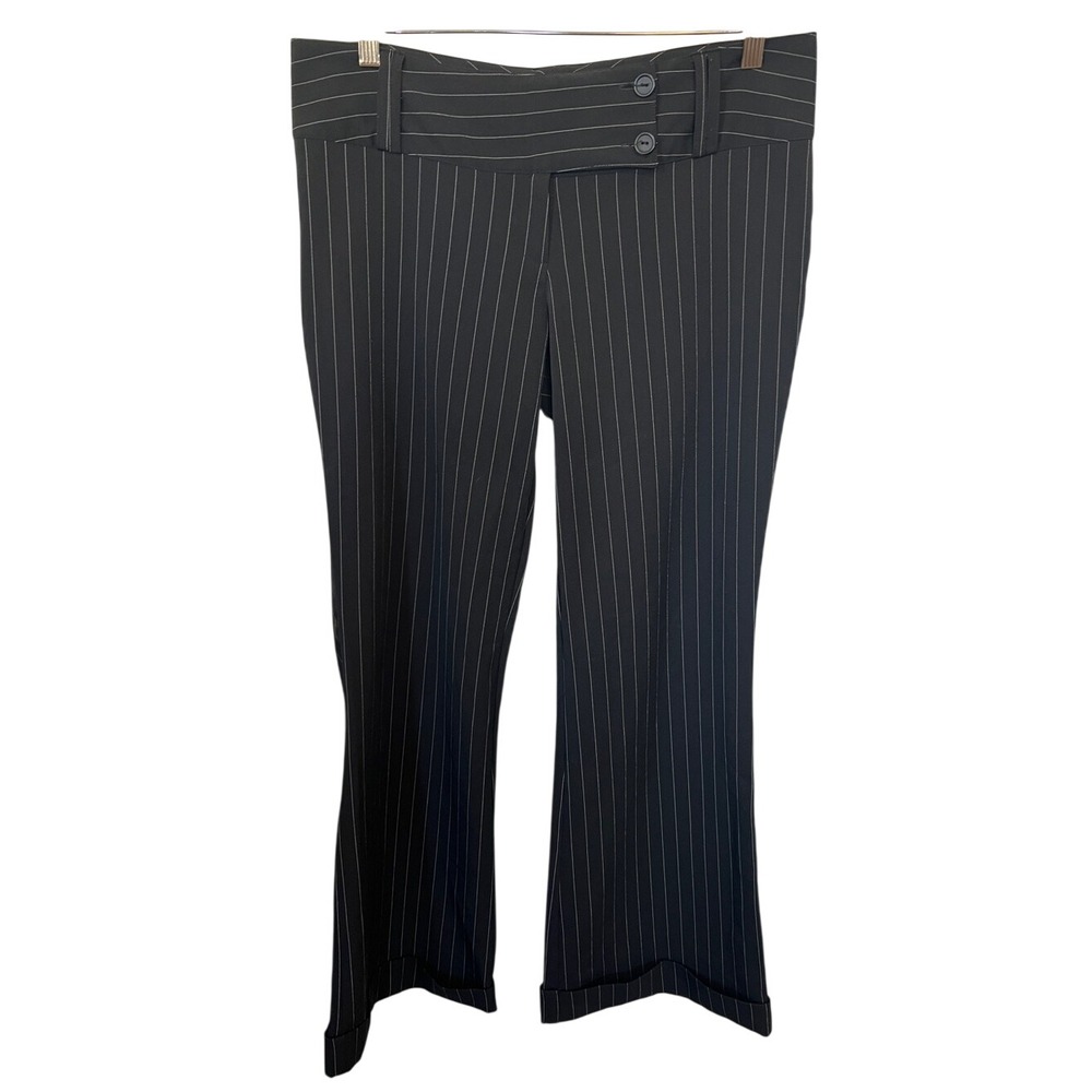True people low rise pinstripes flare cuffed Y2K junior size 11 pants
